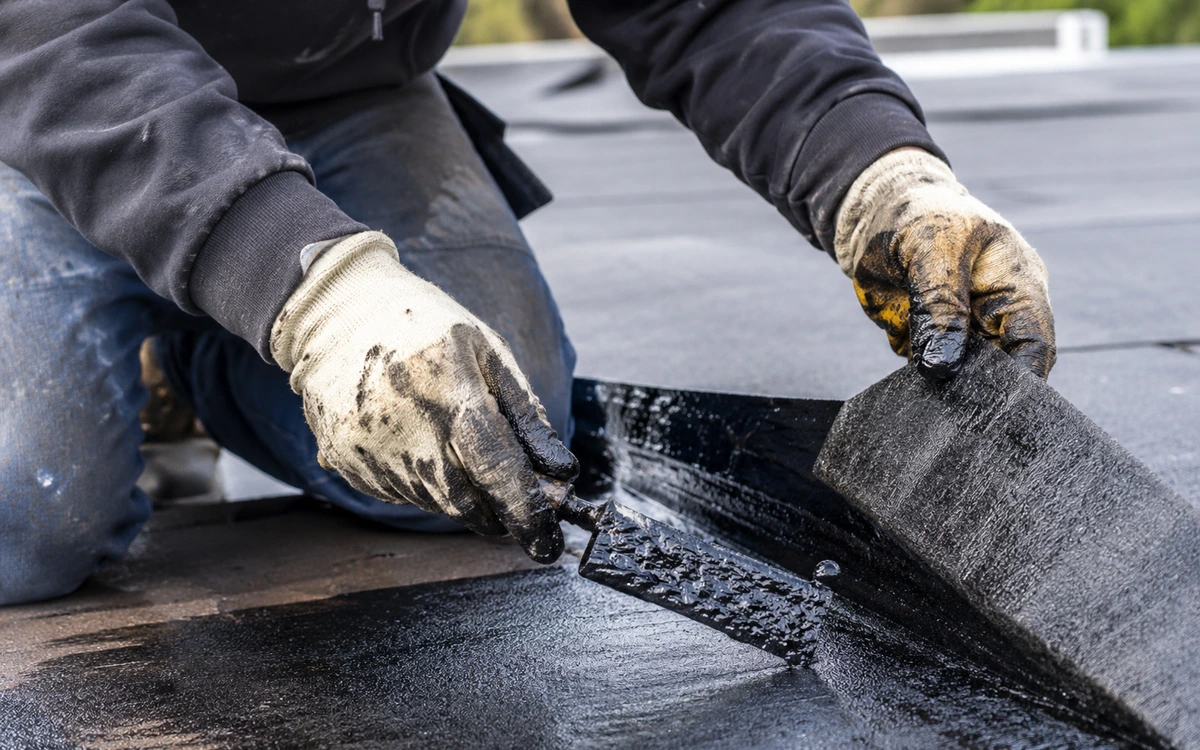 Hot tar roofing contractor